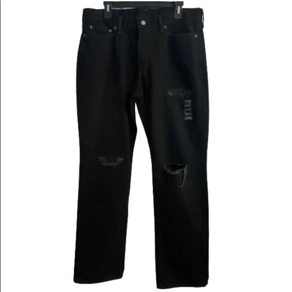 Abercrombie & Fitch Black Ripped Jeans